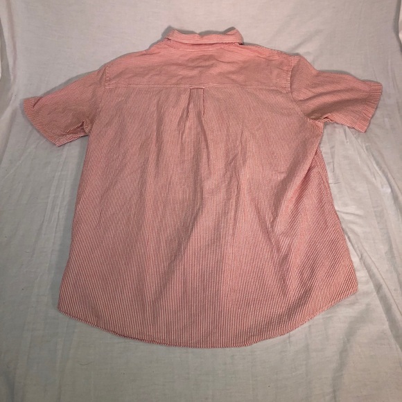 Men’s Chaps Seersucker Short Sleeve Button Up Shirt XL - Picture 4 of 5